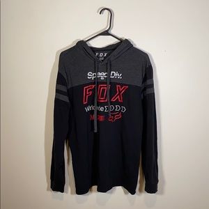 Long sleeve hooded light sweater